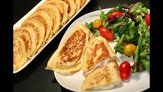 LES CRÊPES SALÉS AU JAMBON FROMAGE [upl. by Aiuqenehs235]