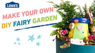 How To Make A Fairy Garden  DIY Kids Projects [upl. by Kliber]