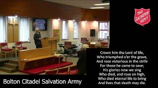 Bolton Citadel Salvation Army Live Stream [upl. by Wellington]