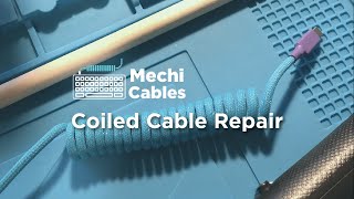 Coiled USB Cable DIY Repair  Mechanical Keyboards [upl. by Melak]