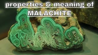 Malachite Meaning Benefits and Spiritual Properties [upl. by Ogden373]