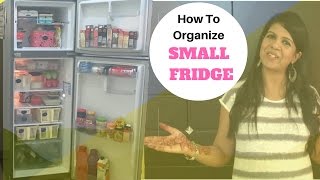 How To Organize a Fridge  Ideas To Organize Small Fridge [upl. by Alemac]