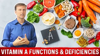 Vitamin A Sources Functions and Deficiencies – Dr Berg [upl. by Toblat124]