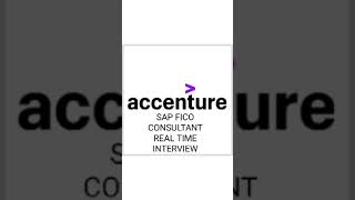 SAP FICO Consultant Accenture Interview Questions [upl. by Eenram416]