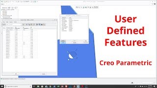 Creo Parametric  User Defined Features UDFs [upl. by Belding288]