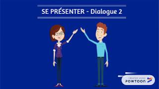 Se présenter en français  Dialogue 2 Français débutant niveau A1 [upl. by Monagan]