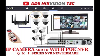 Hikvision NVR with POE setup for beginners HDD installation  Face Detection Line crossing [upl. by Patrizio]