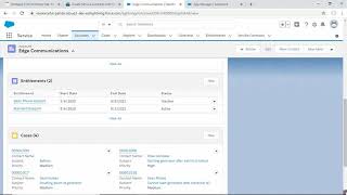 Create service contracts with entitlements in Salesforce [upl. by Lovering]