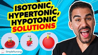 Fluid amp Hormones  IV Fluids Isotonic Hypotonic amp Hypertonic [upl. by Carlson]