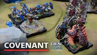 Runewars The Miniatures Game  Full Demo  GenCon 2016 [upl. by Adnoluy]