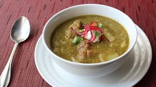 Chili Verde Recipe  Easy Pork amp Tomatillo Stew  How to Make Green Chili [upl. by Anawyt516]