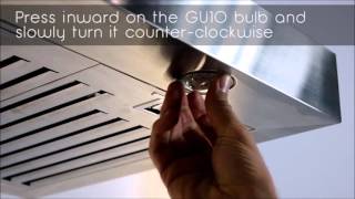 How to replace a Gu10 lightbulb [upl. by Anej]