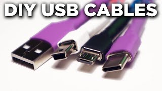 How to Solder USB C Micro Mini and A Connectors for Custom Keyboard Cables [upl. by Eicarg]