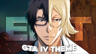 Aizen x Urahara  GTA IV Theme Edit [upl. by Eirojram136]