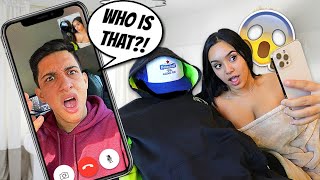 FACETIME CHEATING PRANK ON BOYFRIEND HE PULLED UP [upl. by Ecirtak]