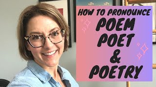 Learn to Pronounce POEM POET POETRY  American English Pronunciation Lesson learnenglish [upl. by Bronder]